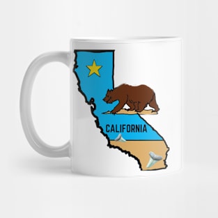 California State Bear Beach Mug